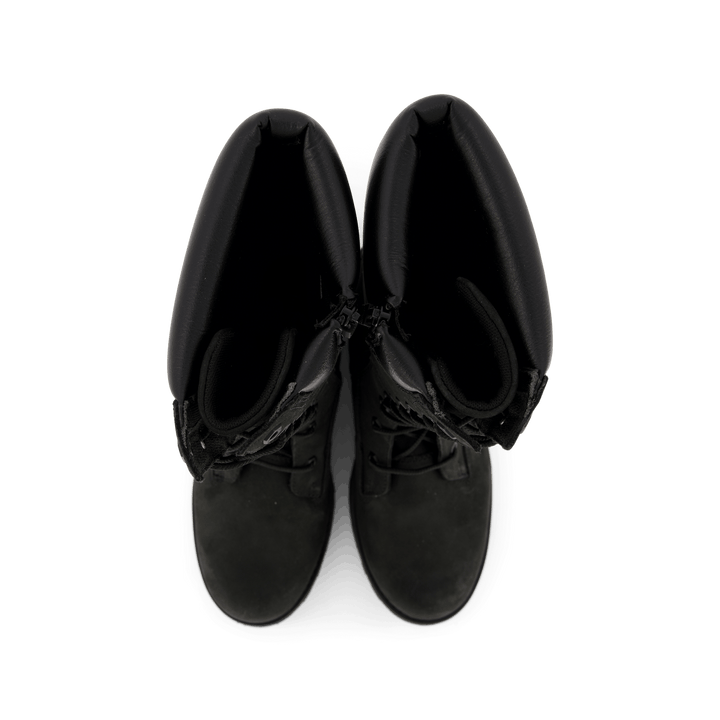 Girls Classic Tall Lace Up Wit Black