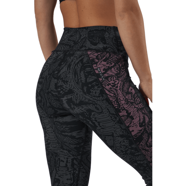 Ua Rush Legging 6m Novelty Black