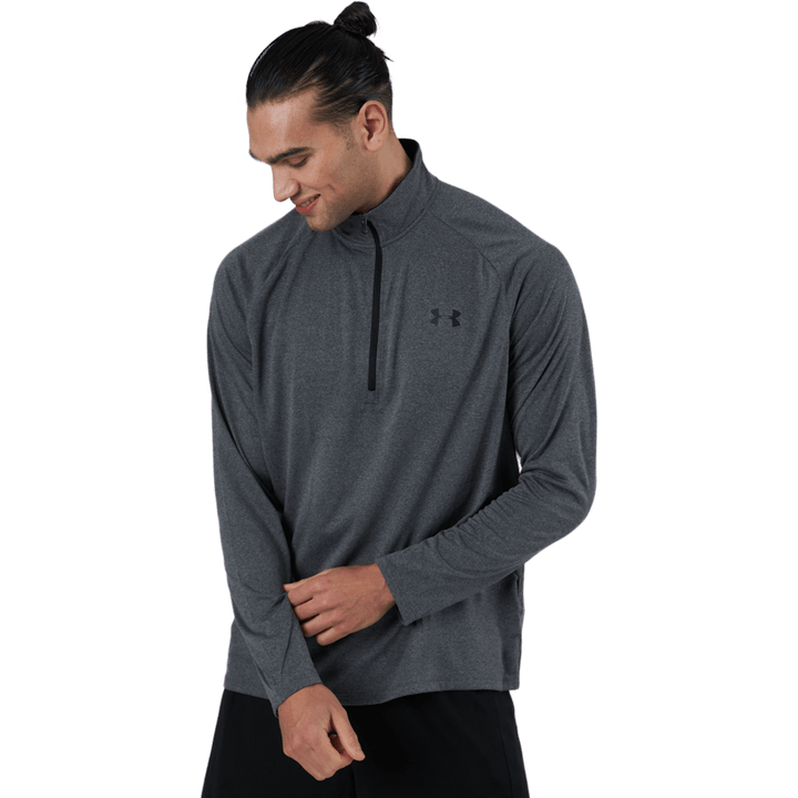 Ua Tech 2.0 1/2 Zip Carbon Heather