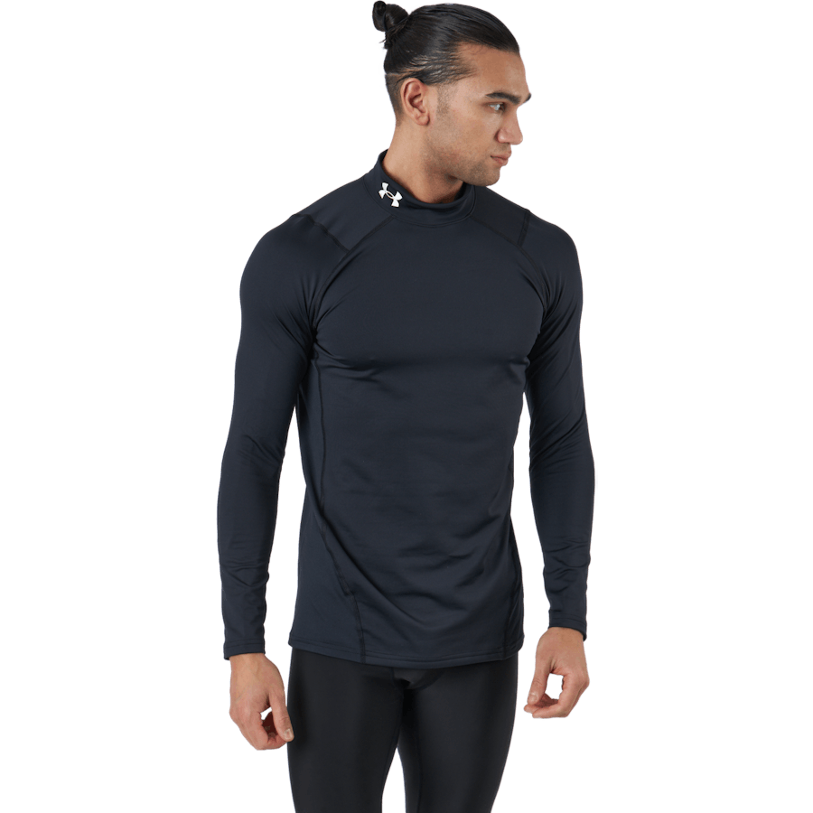 Ua Cg Armour Fitted Mock Black