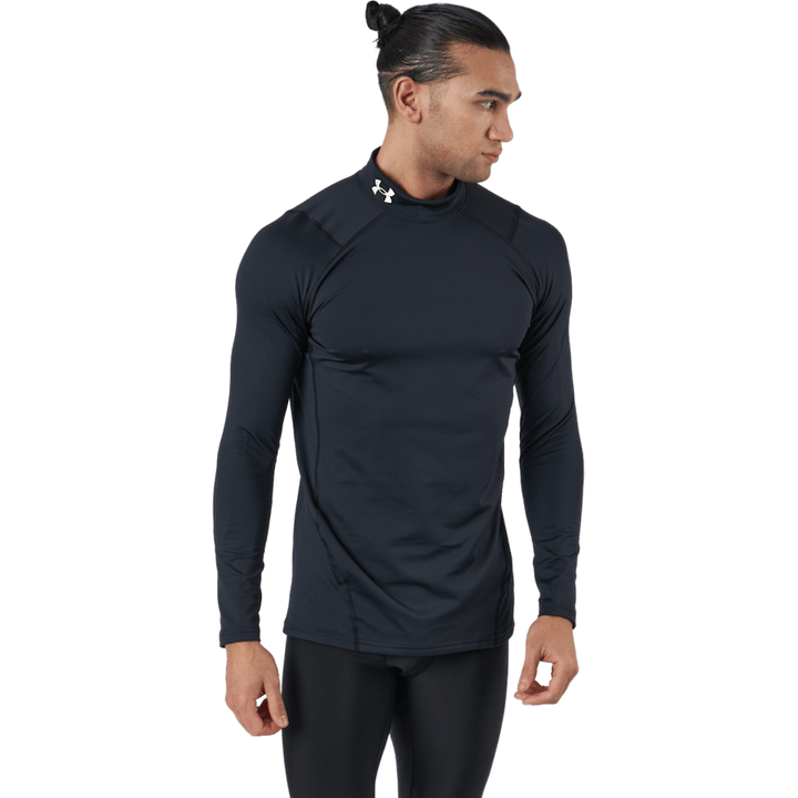 Ua Cg Armour Fitted Mock Black