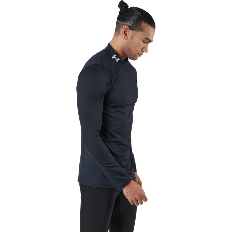 Ua Cg Armour Fitted Mock Black