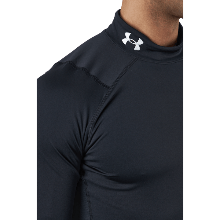 Ua Cg Armour Fitted Mock Black