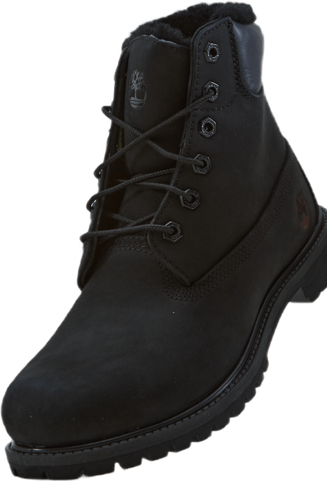 6in Premium Shearling Lined Wp Black
