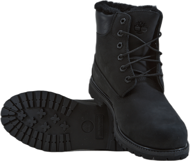 6in Premium Shearling Lined Wp Black
