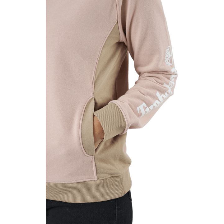 Linear Logo Sleeve Crew Cameo Rose