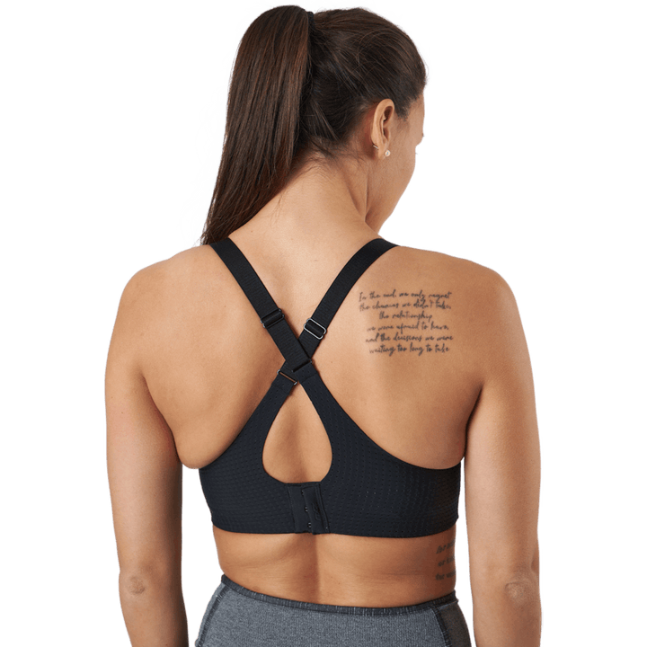 Aero Medium Impact Bra Black/black