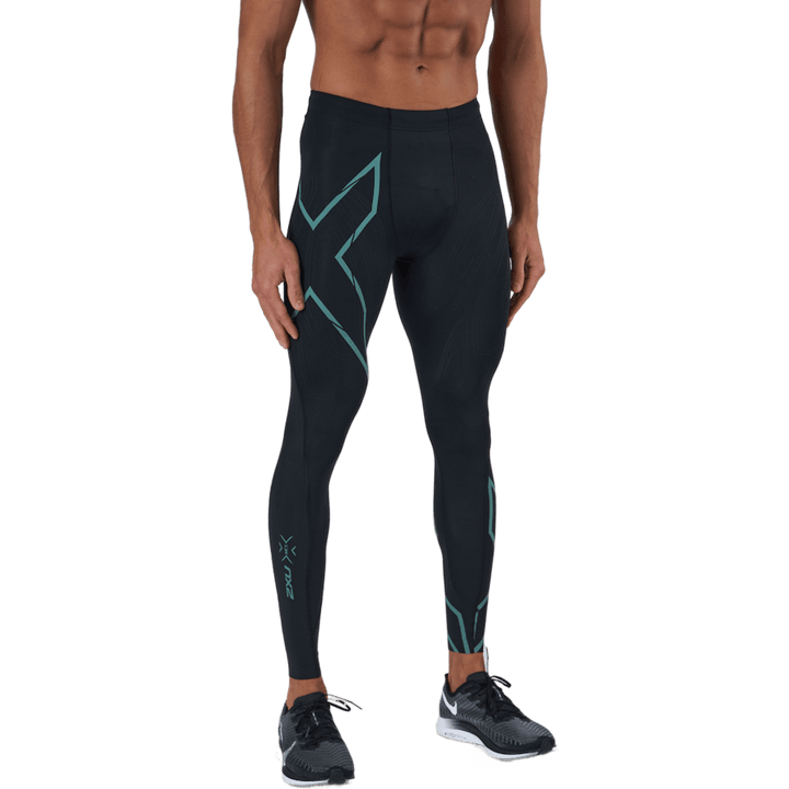 Light Speed Compression Tight Black/silver Sage Reflective