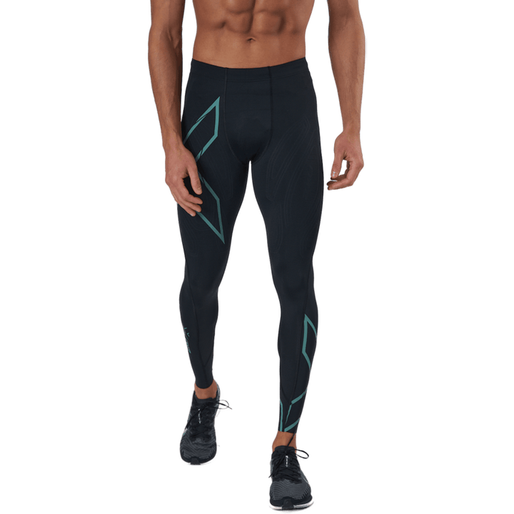 Light Speed Compression Tight Black/silver Sage Reflective