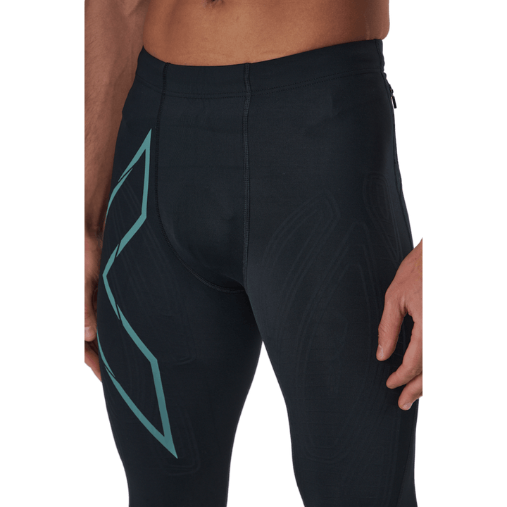 Light Speed Compression Tight Black/silver Sage Reflective