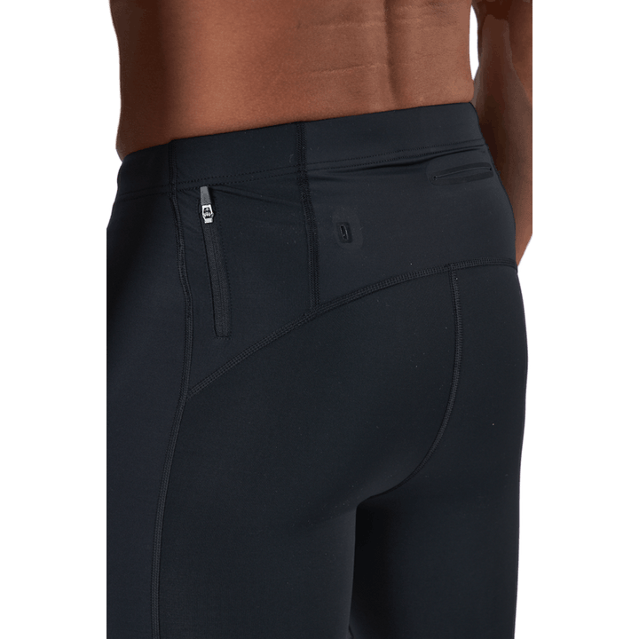 Light Speed Compression Short Svart/silver Sage Reflekterande