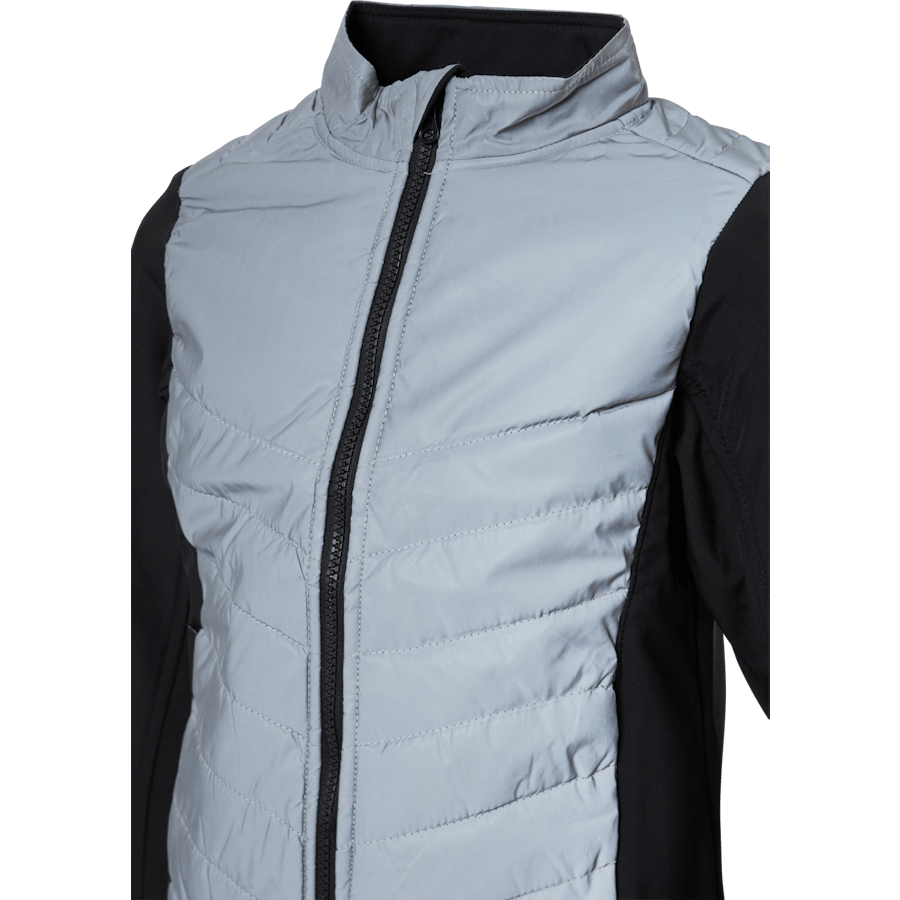 Veste Glow Jr réfléchissante argentée