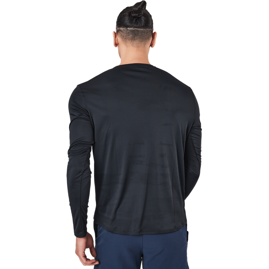 Dri-FIT Miler Herren Langarm-Laufshirt BLACK/REFLECTIVE SILV