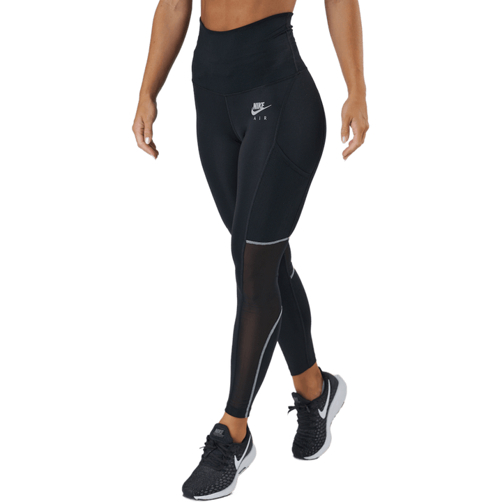Air Dri-fit Women's 7/8-length Black/white/reflective Silv