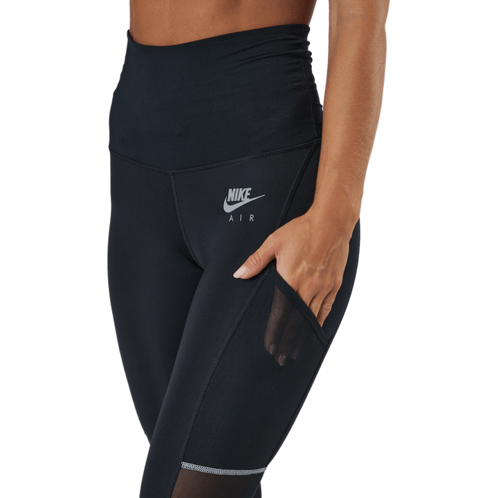 Air Dri-fit Women's 7/8-length Black/white/reflective Silv
