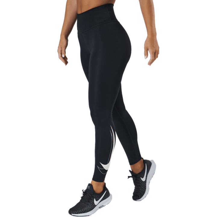 Dri-fit Swoosh Run Women's 7/8 Black/white