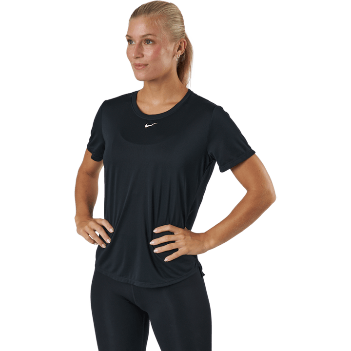 Dri-FIT One Women's Standard Fit Short-Sleeve Top BLACK/WHITE