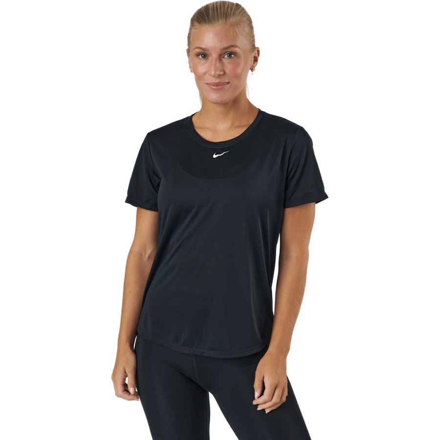 Dri-FIT One Women's Standard Fit Short-Sleeve Top BLACK/WHITE