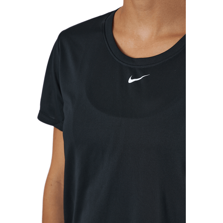 Dri-FIT One Women's Standard Fit Short-Sleeve Top BLACK/WHITE
