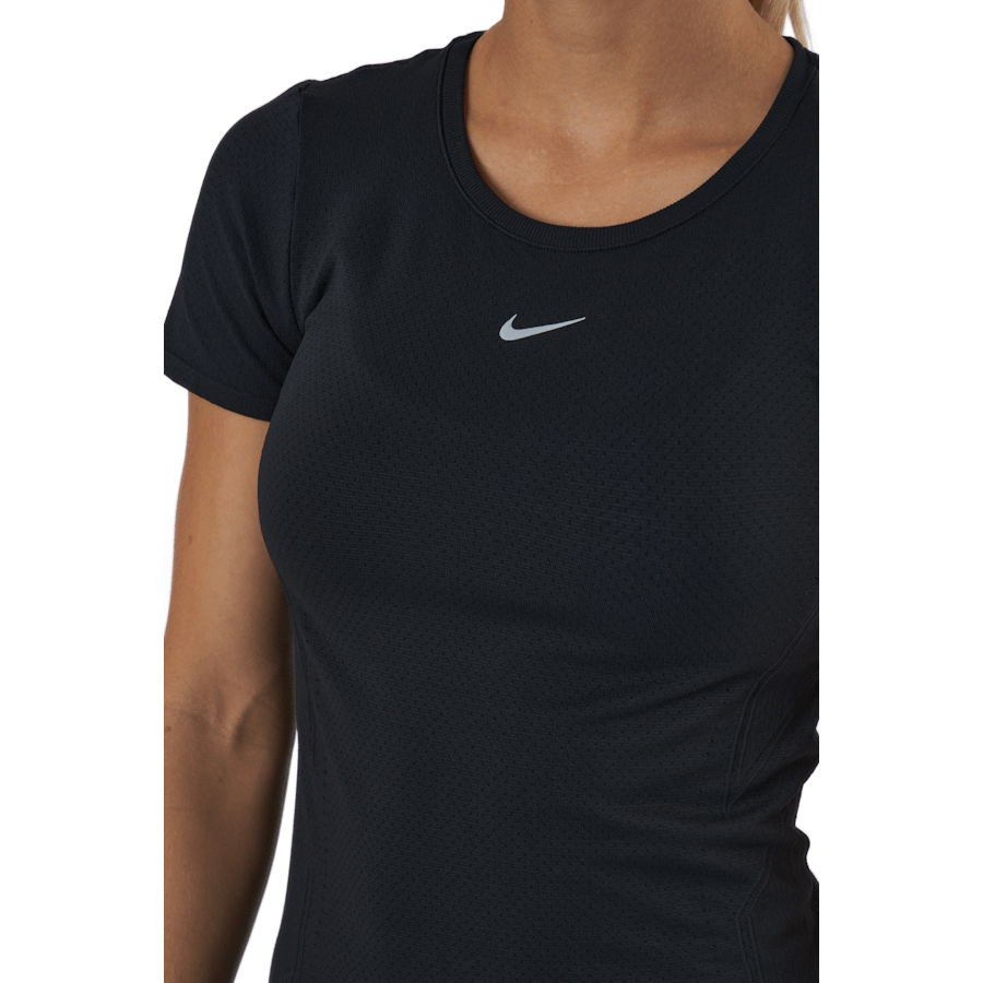 Dri-FIT ADV Aura Women's Slim-Fit Short-Sleeve Top BLACK/REFLECTIVE SILV