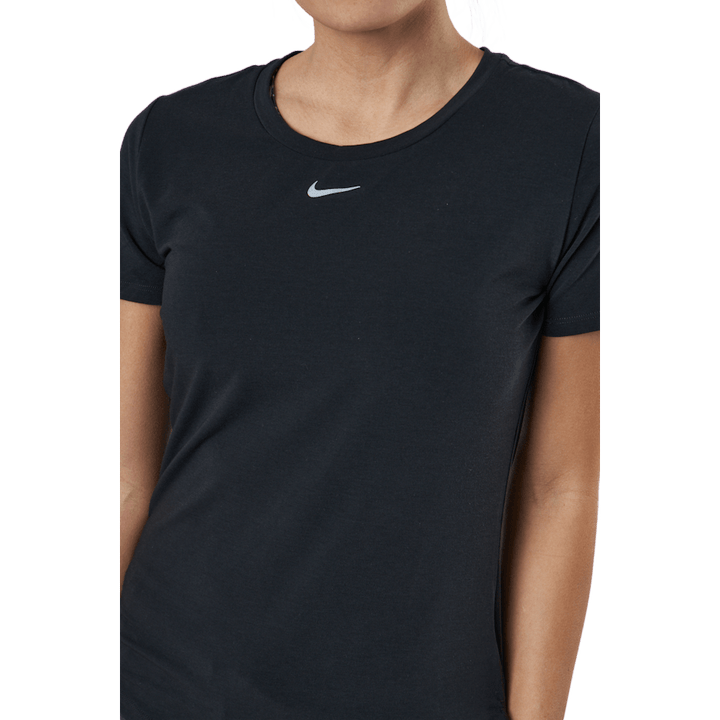 Dri-FIT One Luxe Naisten Standard Fit lyhythihainen toppi MUSTA/REFLECTIVE SILV