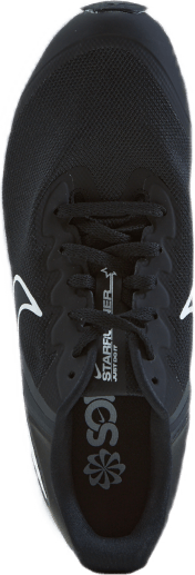 Star Runner 3 Big Kids' Road Running Shoes BLACK/DK SMOKE GREY-DK SMOKE GREY