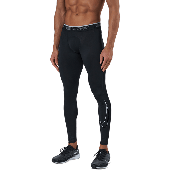 Collants Nike Pro Dri-FIT pour homme, noir/blanc
