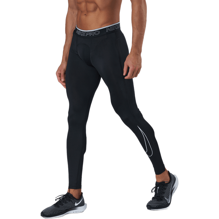 Collants Nike Pro Dri-FIT pour homme, noir/blanc