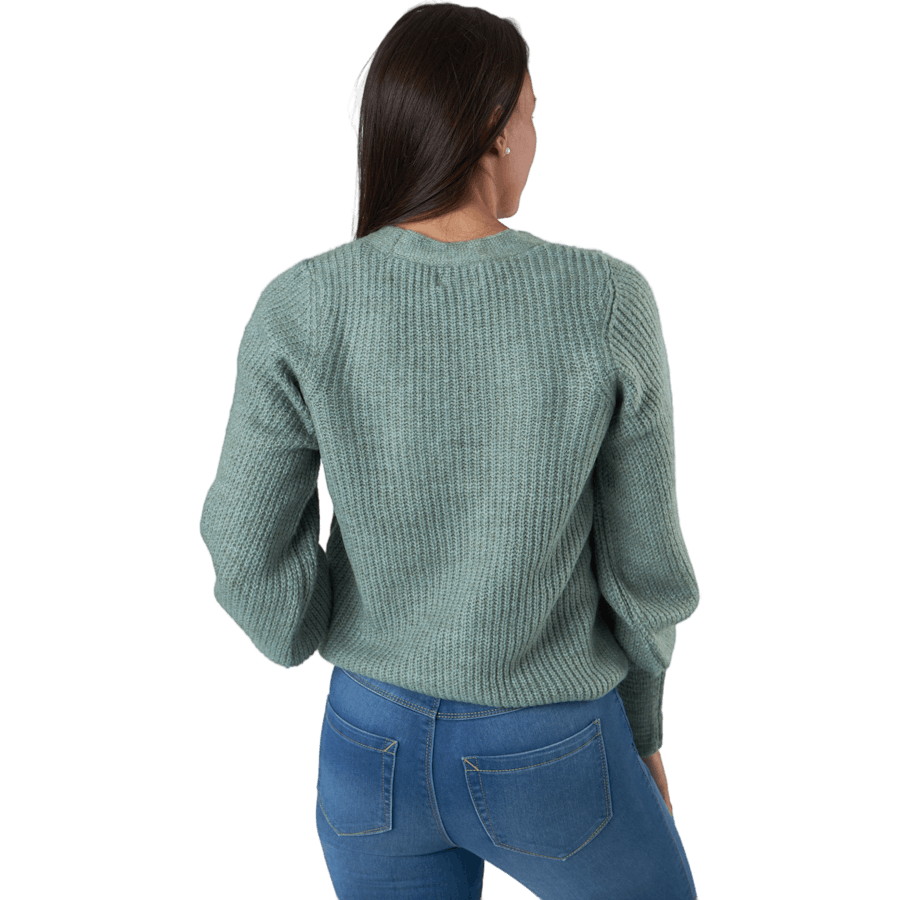 Onlclare L/s Cardigan Knt Granite Green