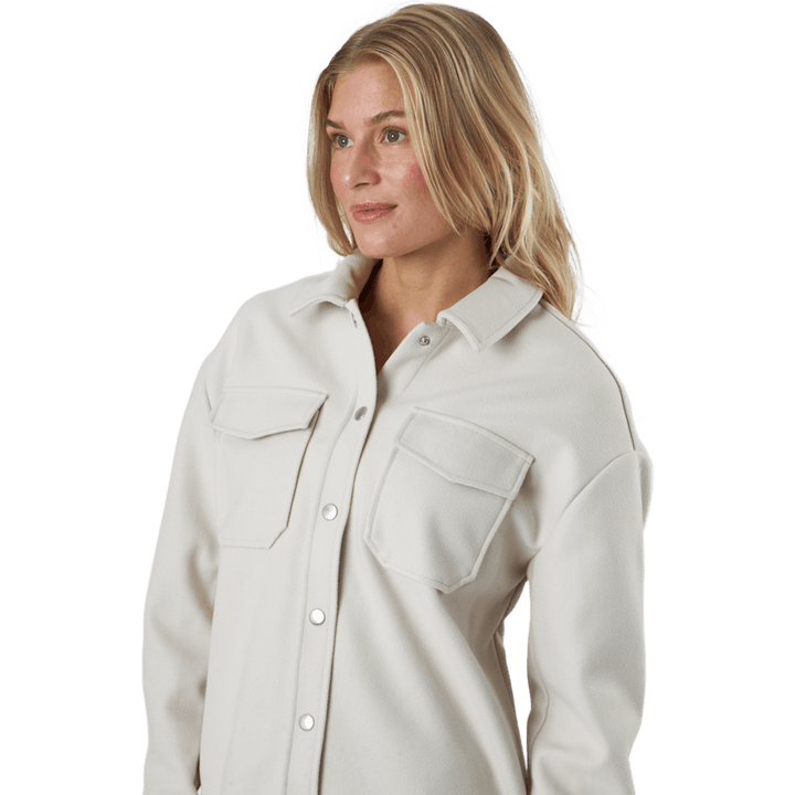 Onlmaci L/s Shacket Pnt Pumice Stone