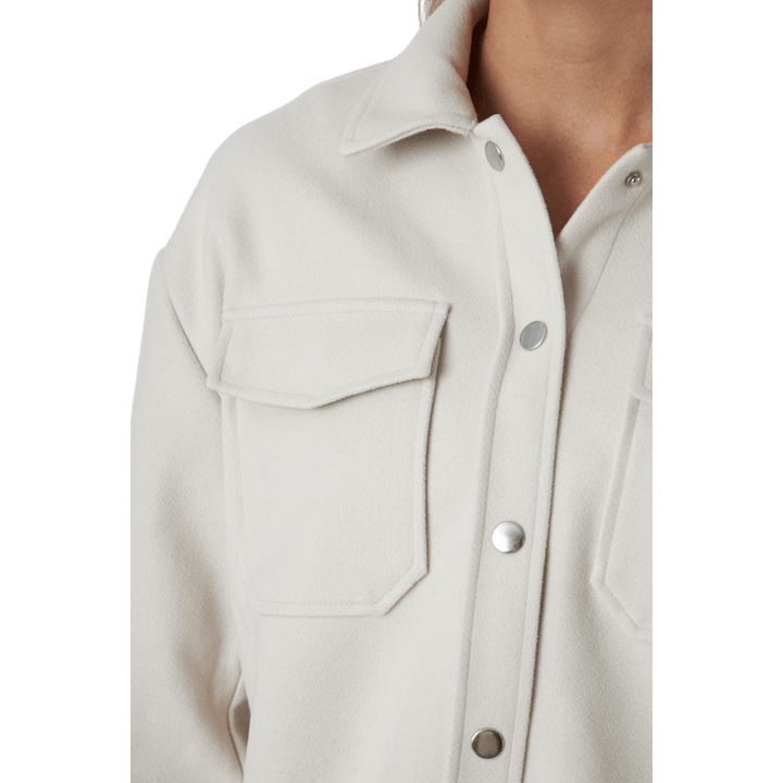 Onlmaci L/s Shacket Pnt Pumice Stone