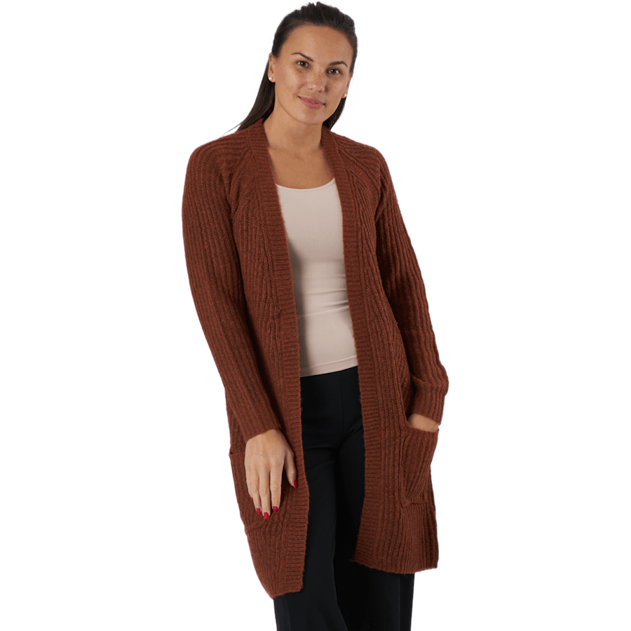 Onlbernice L/s Cardigan Knt Rustic Brown