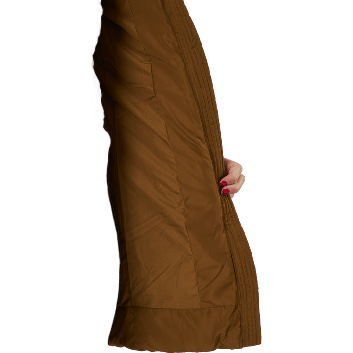 Onlcamilla Hood Fur Coat Otw Breen