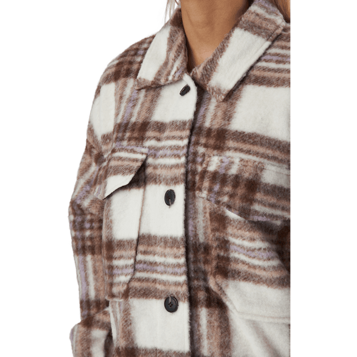Onlrosa Long Shacket Cc Otw Apple Butter