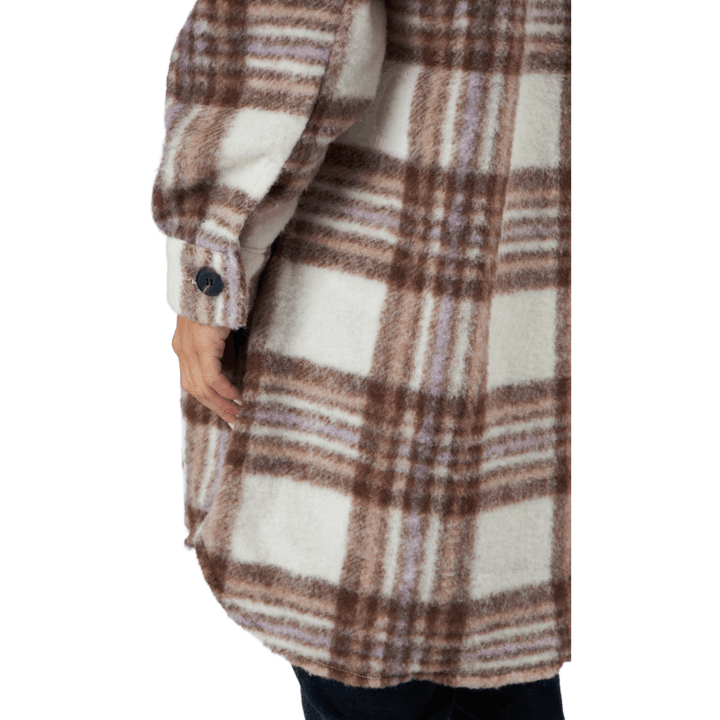 Onlrosa Long Shacket Cc Otw Apple Butter