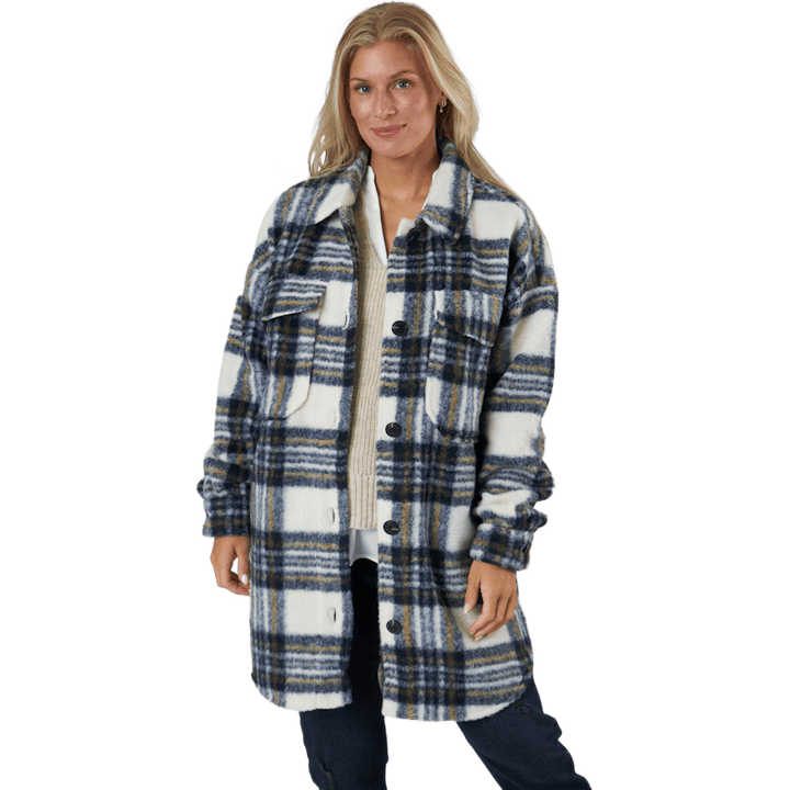 Onlrosa Long Shacket Cc Otw Cloud Dancer