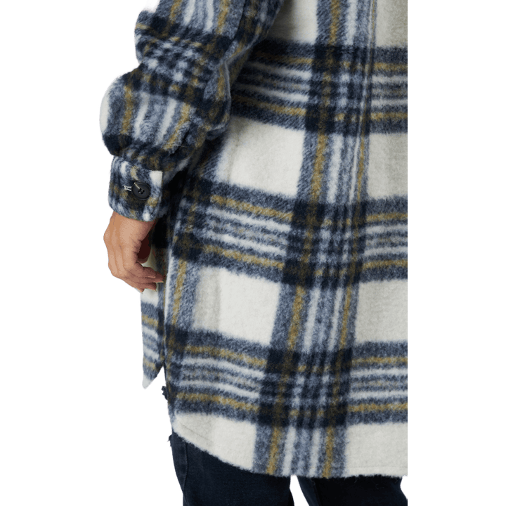 Onlrosa Long Shacket Cc Otw Cloud Dancer