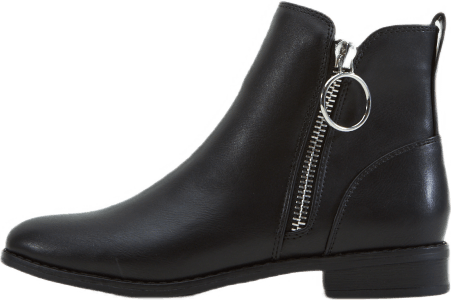 Onlbobby-22 Pu Zip Boot Black