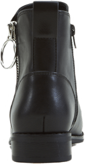 Onlbobby-22 Pu Zip Boot Black