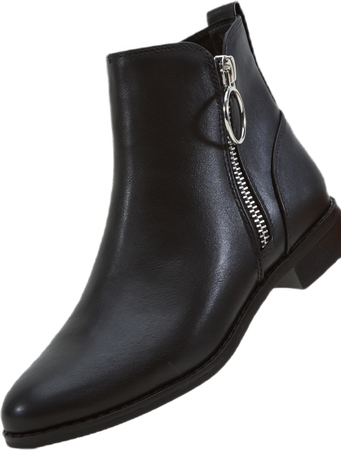 Onlbobby-22 Pu Zip Boot Black