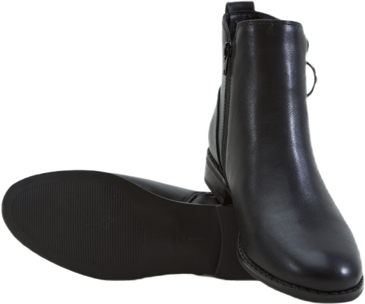 Onlbobby-22 Pu Zip Boot Black