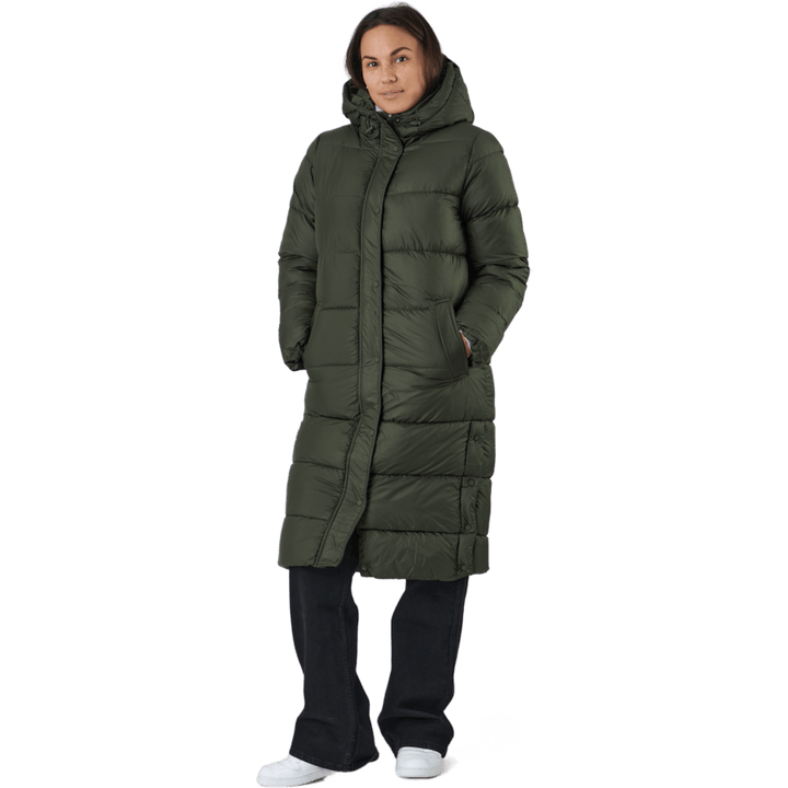Onlcammie Long Quilted Coat Ot Forest Night