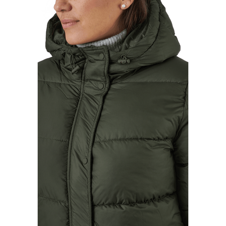 Onlcammie Long Quilted Coat Ot Forest Night