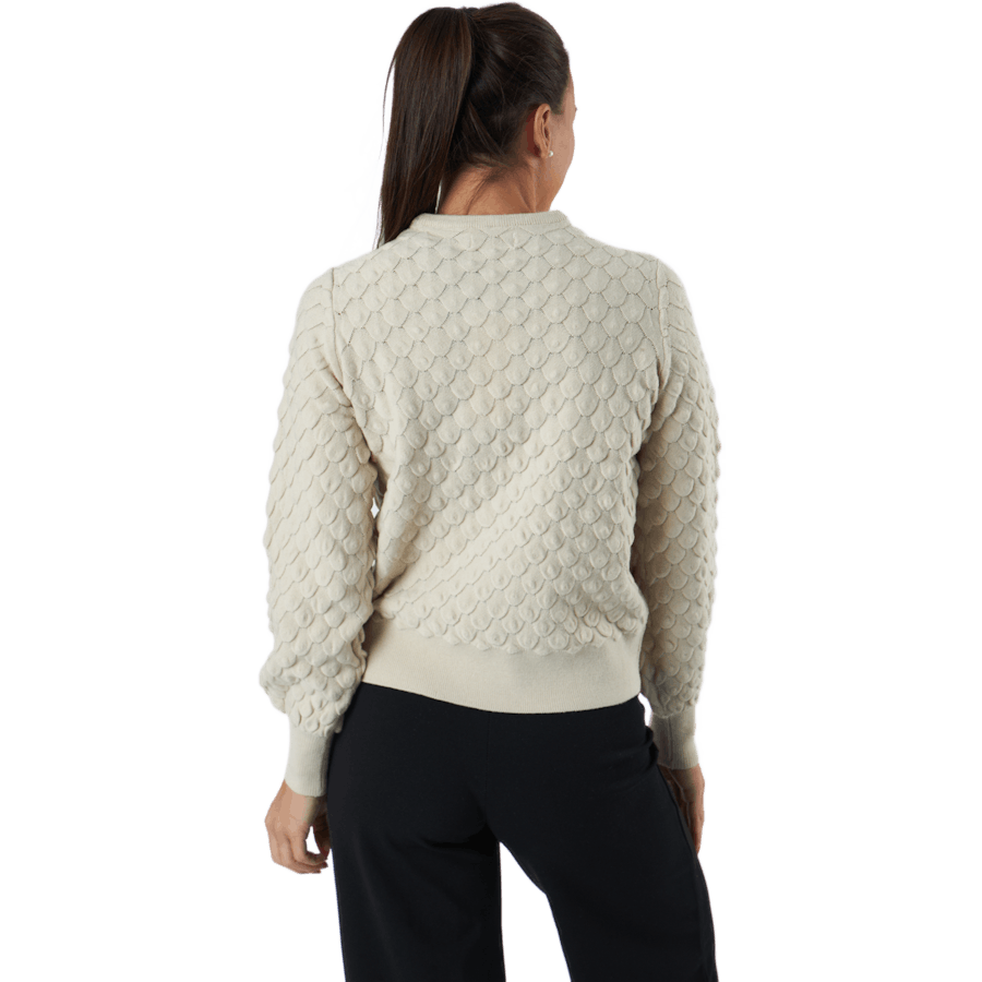 Onlgilja L/s Pullover Knt Pumice Stone
