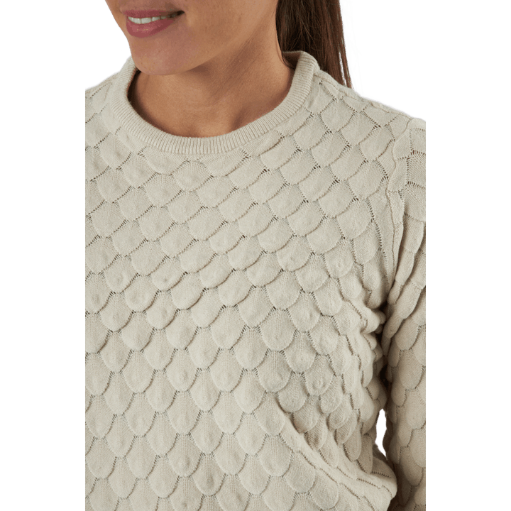 Onlgilja L/s Pullover Knt Pumice Stone
