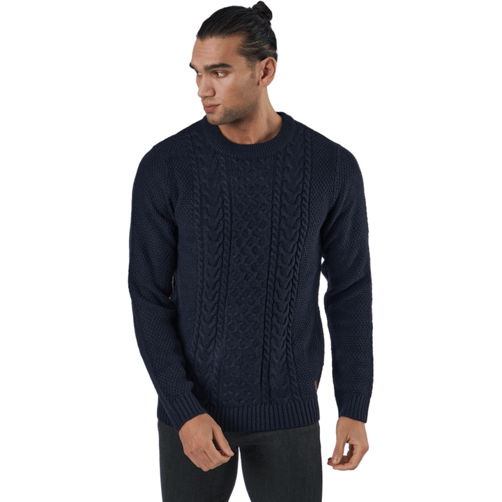 Jjcraig Knit Crew Neck Sky Captain