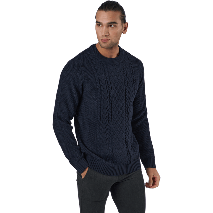 Jjcraig Knit Crew Neck Sky Captain