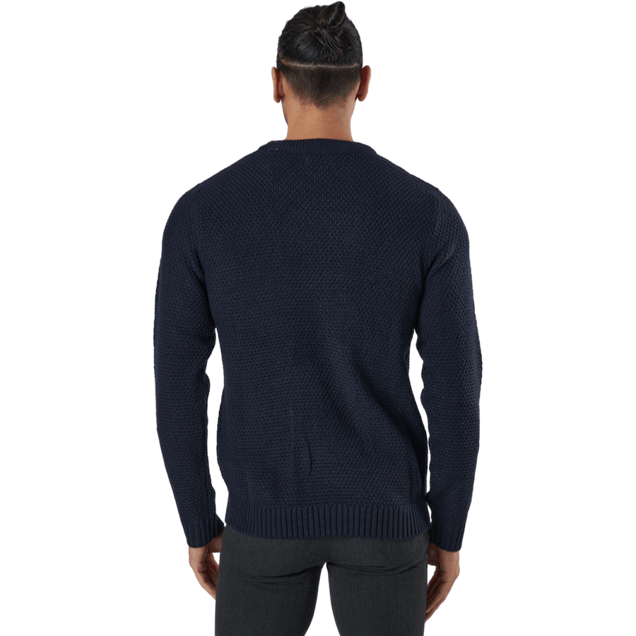 Jjcraig Knit Crew Neck Sky Captain