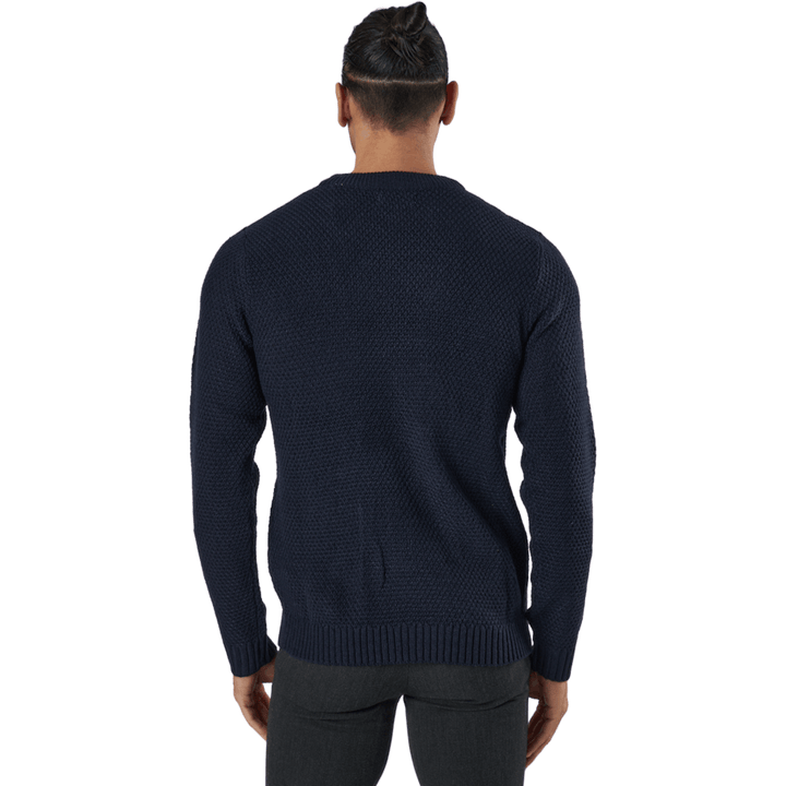 Jjcraig Knit Crew Neck Sky Captain