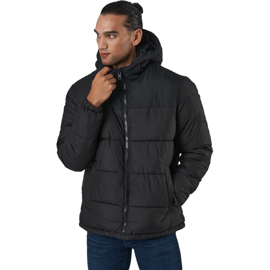 Jjpaul Puffer Hood Black